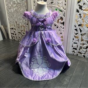 Disney-Inspired Sofia the First Dress for Little Princesses